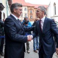 Andrej Plenković s Jensom Stoltenbergom