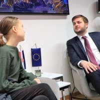 Tomislav Ćorić i Greta Thunberg
