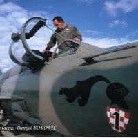 Danijel Borović na MiG-u 21