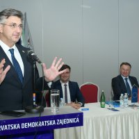 Andrej Plenković u Sisku