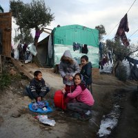 Djeca izbjeglice na grčkom otku Lezbos