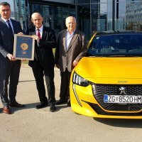 Goran Husinec, Tomislav Miletić (generalni direktor tvrtki P Automobil Import d.o.o. / C Automobil Import d.o.o., generalnih zastupnika marki Peugeot, Citroën i DS), Željko Marušić i Ivan Dadić (slijeva nadesno)