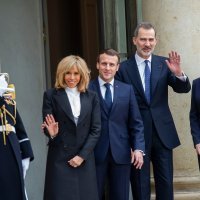 Brigitte Macron, Emmanuel Macron, španjolski kralj Felipe i kraljica Letizia