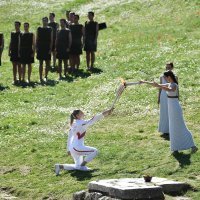 Paljenje olimpijske baklje