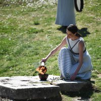 Paljenje olimpijske baklje