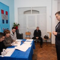 Zagreb: Andrej Plenković glasovao na unutarstranačkim izborima HDZ-a