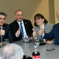 Andrej Plenković, Tomo Medved, Zdravka Bušić i Branko Bačić