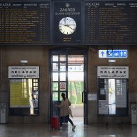 Pusto na zagrebačkom Glavnom kolodvoru