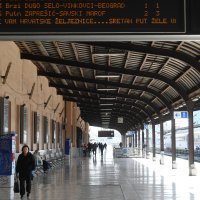 Pusto na zagrebačkom Glavnom kolodvoru