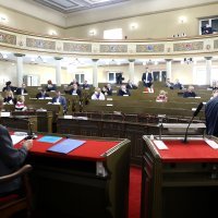 Sjednica zagrebačke Skupštine u vrijeme epidemije koronavirusa