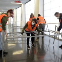 Zagreb: Civilna zaštita postavlja krevete u hodnik dvorane Arena