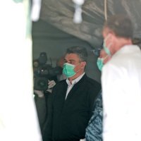 Zagreb: Predsjednik Zoran Milanović obišao je kamp ispred KB Dubrava
