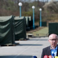 Milanović i Krstičević održali konferenciju nakon obilaska šatorske bolnice ispred KB Dubrava