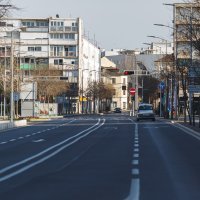 Poluprazne ulice u Zadru na prvi dan proljeća