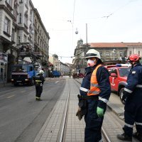 Zagreb: Čišćenje Ilice nakon jutrošnjeg potresa
