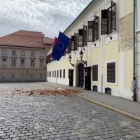 Oštećenja u Banskim dvorima