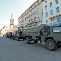 Vojska na Trgu bana Jelačića