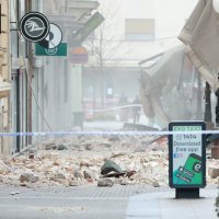 Zagreb: Rušenje pročelja u Bogovićevoj ulici
