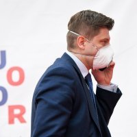 Zagreb: Dolazak u NSK na sastanak Nacionalnog kriznog stožera