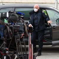 Zagreb: Dolazak u NSK na sastanak Nacionalnog kriznog stožera