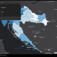 Interaktivna karta Koronavirus Hrvatska