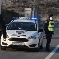 Šibenik: Policija provjerava propusnice za izlazak iz mjesta prebivališta