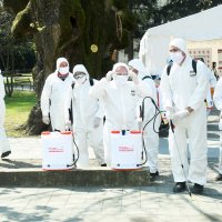 Dezinfekcija u Petrinji