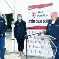 Dezinfekcija u Petrinji