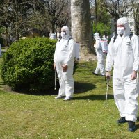 Dezinfekcija u Petrinji