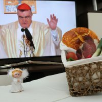 Kardinal Bozanić blagoslovio hranu putem malih ekrana