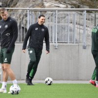 Zlatan Ibrahimović na treningu Hammarbyja
