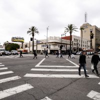 Koronavirus: Hollywood Boulevard