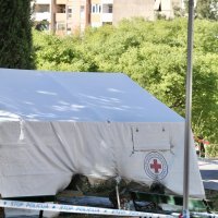 Šator Crvenog križa u Splitu