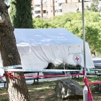 Šator Crvenog križa u Splitu