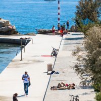 Posljednji dan prije popuštanja mjera na Bačvicama