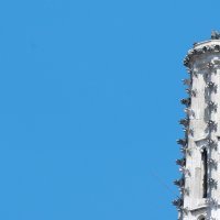 Alpinisti na vrhu zagrebačke katedrale