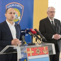 Osijek: Davor Božinović sastao se s kriznim stožerom Osječko-baranjske županije
