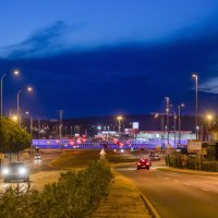 Pula: Istra proglašena 'korona-free zonom', rotor zasvijetlio plavom bojom