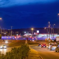 Pula: Istra proglašena 'korona-free zonom', rotor zasvijetlio plavom bojom