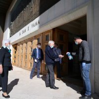 Split: Održano misno slavlje prema uputama Hrvatskog zavoda za javno zdravstvo