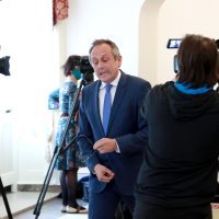 Zagreb: Predsjednik Gradske skupštine Drago Prgomet održao je konferenciju za medije