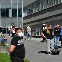 Gužva ispred KBC-a Zagreb