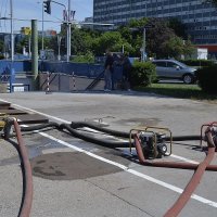 Puknuće vrelovoda u Novom Zagrebu