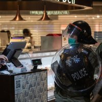 Prosvjed u šoping centru u Hong Kongu
