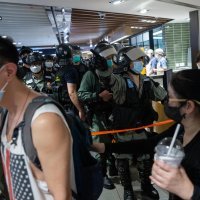 Prosvjed u šoping centru u Hong Kongu