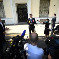 Sjednica Predsjedništva i Nacionalnog vijeća HDZ-a. Andrej Plenković