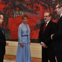 Ivica Dačić, Hidajet Biščević, Aleksandar Vučić