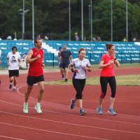 Zadar - Građani nakon popuštanja mjera opreza vježbaju na otvorenom djelu sportsko-rekreativnog centra Višnjik