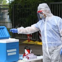 Drive-in testiranje prve momčadi Dinama na virus Covid-19