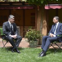 Zoran Milanović i Borut Pahor